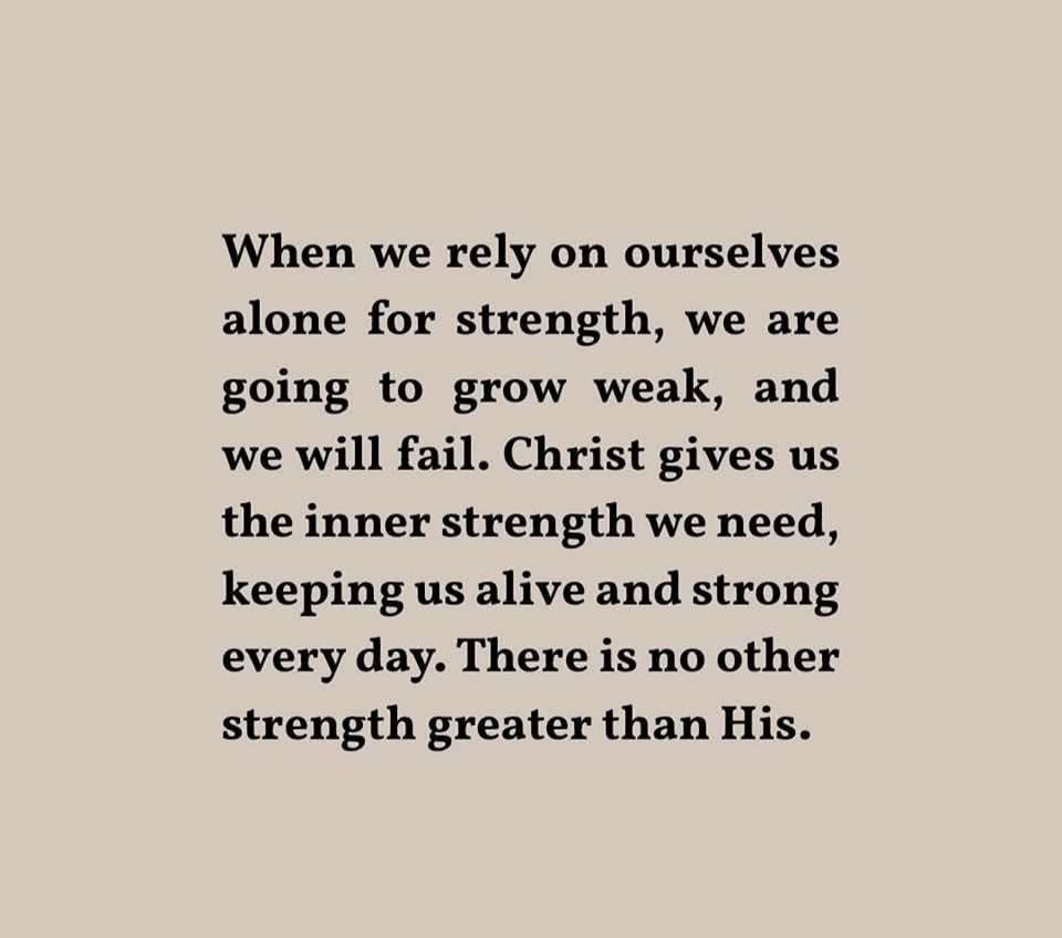 thank You Jesus in my weakness I find Your strength 🙌👑🙇‍♀️