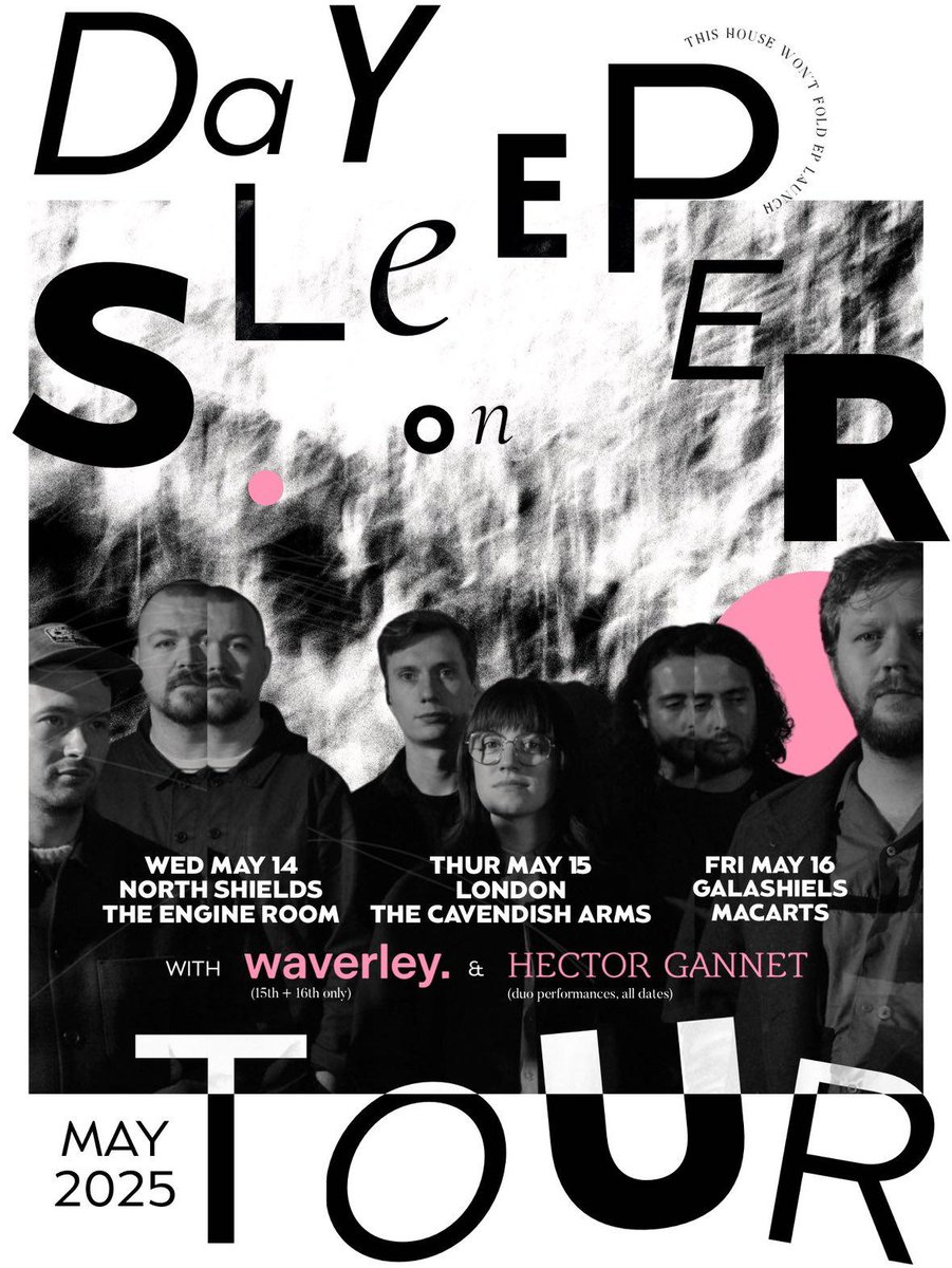Hector Gannet (@hectorgannet) on Twitter photo Hallo. I'll be joining friends Day Sleeper on a short run of dates to celebrate the release of their upcoming EP in May!
14/05 - NORTH SHIELDS - <a href="/TERNSVenue/">The Engine Room - North Shields</a>
15/05 - LONDON - <a href="/CavendishArms/">The Cavendish Arms</a>
16/05 - GALASHIELS - <a href="/macartscentre/">Mac Arts</a>
Tickets on-sale tomorrow: hectorgannet.com Hallo. I'll be joining friends Day Sleeper on a short run of dates to celebrate the release of their upcoming EP in May!
14/05 - NORTH SHIELDS - <a href="/TERNSVenue/">The Engine Room - North Shields</a>
15/05 - LONDON - <a href="/CavendishArms/">The Cavendish Arms</a>
16/05 - GALASHIELS - <a href="/macartscentre/">Mac Arts</a>
Tickets on-sale tomorrow: hectorgannet.com