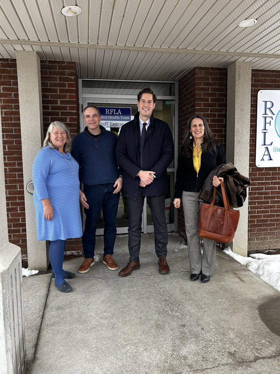 In Napanee today, visiting the Greater Napanee Health Home—an innovative model bringing team-based care to the community. Since launching last year, it has connected over 500 residents to family doctors and nurse practitioners. A step forward in tackling the doctor shortage.