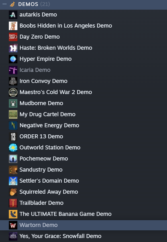 Steam Next Fest list, SHARE YOURS
