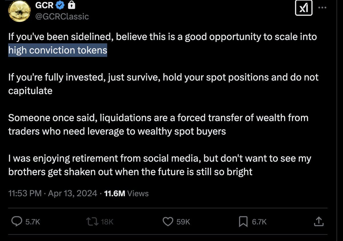 SOL was 153, ETH was 3223, BTC was 74036 when he posted this.

I wish I was making this up.