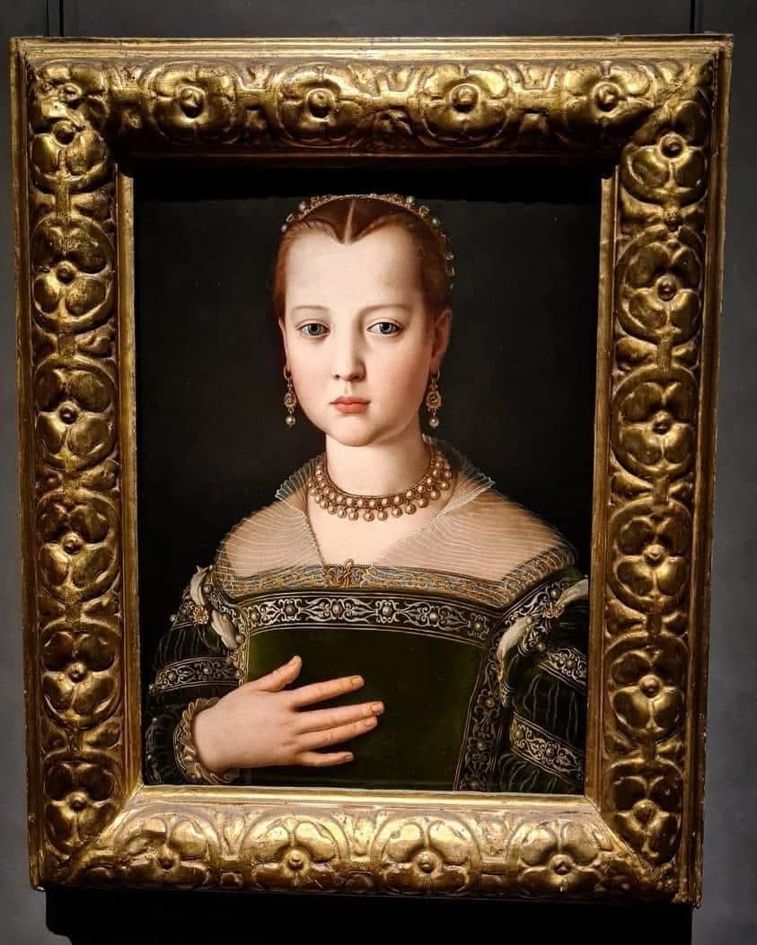 Agnolo Bronzino Ritratto di Maria Cosimo de Medici Uffizi