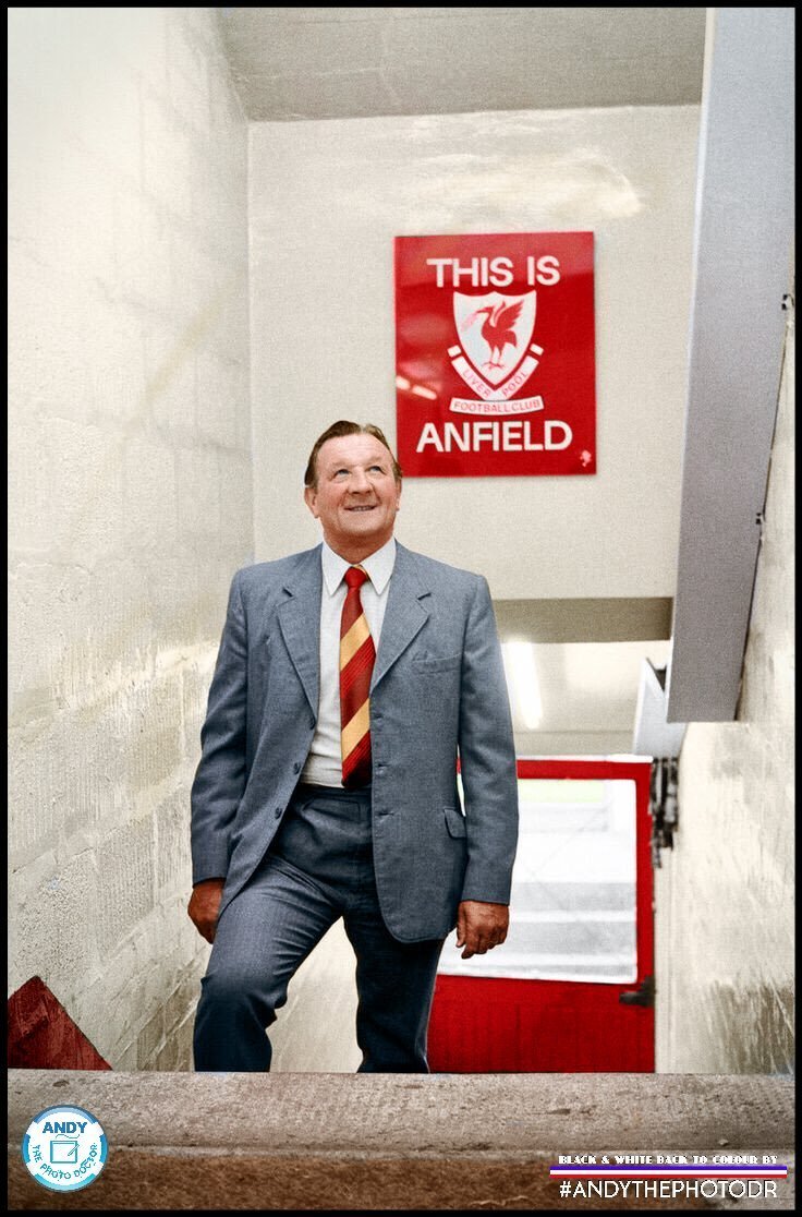 brazilegend10's tweet image. Bob Paisley @LFC picture coloured by @andythephotoDr