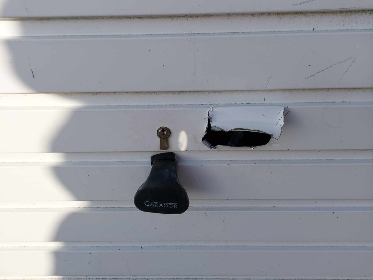 denholmenhw (@nhwdenholme) on Twitter photo Community spirit right there. Garage break ins locally leaving holes like this. Local welder shout out... kind welding resident offering to secure the holes for free. Won't be picture perfect but will be safe and secure again. #lovedenholme <a href="/WYP_NHW/">West Yorkshire Police Neighbourhood Watch</a> <a href="/DenholmeReports/">Denholme Contact Point</a> <a href="/WYP_Shipley/">West Yorkshire Police - Shipley</a> Community spirit right there. Garage break ins locally leaving holes like this. Local welder shout out... kind welding resident offering to secure the holes for free. Won't be picture perfect but will be safe and secure again. #lovedenholme <a href="/WYP_NHW/">West Yorkshire Police Neighbourhood Watch</a> <a href="/DenholmeReports/">Denholme Contact Point</a> <a href="/WYP_Shipley/">West Yorkshire Police - Shipley</a>