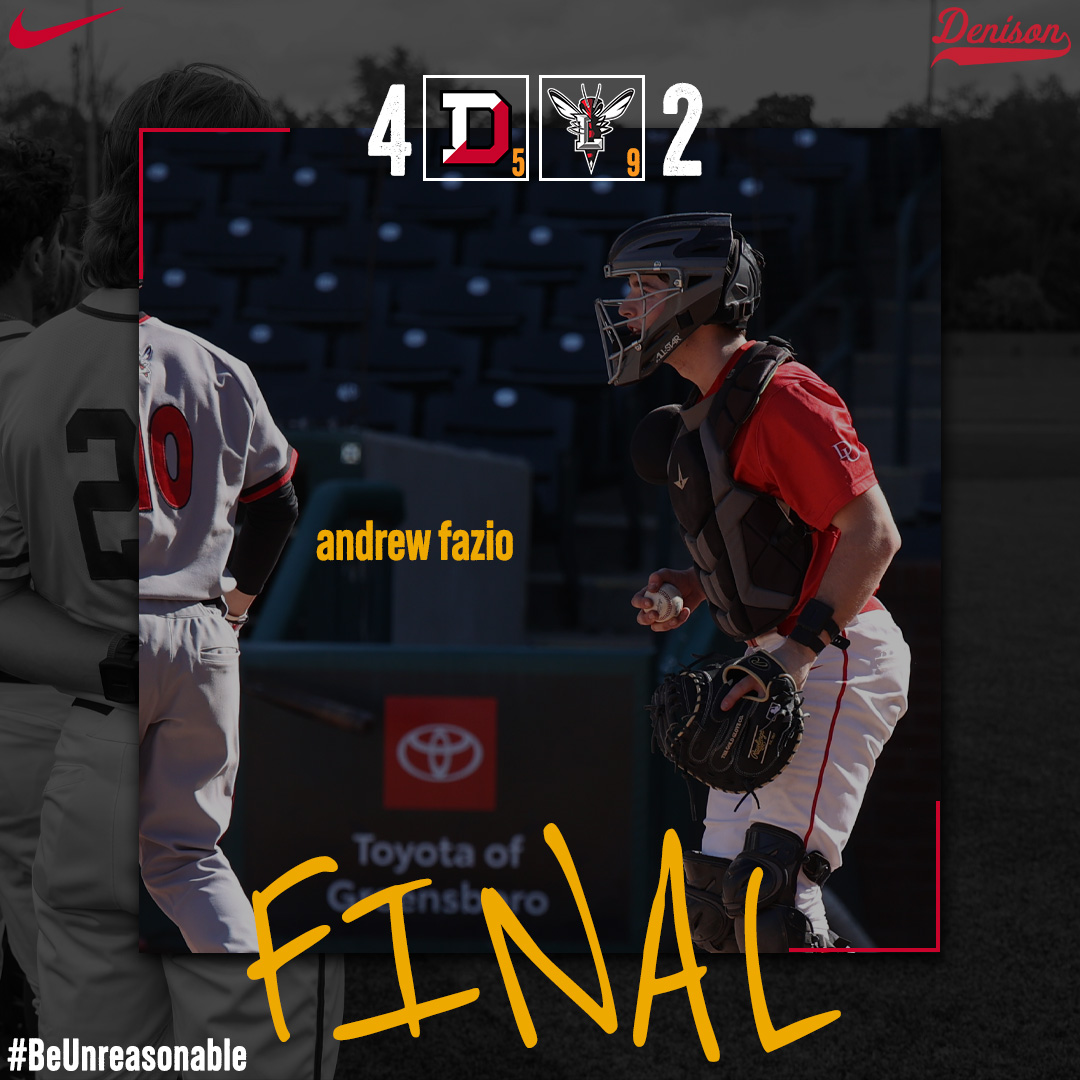 Final | #5 Denison 4 #9 Lynchburg 2

Close out our opening weekend with a Top-10 win!! 

Great start to the 2025 campaign going 3-0 in the opening weekend!

#BeUnreasonable