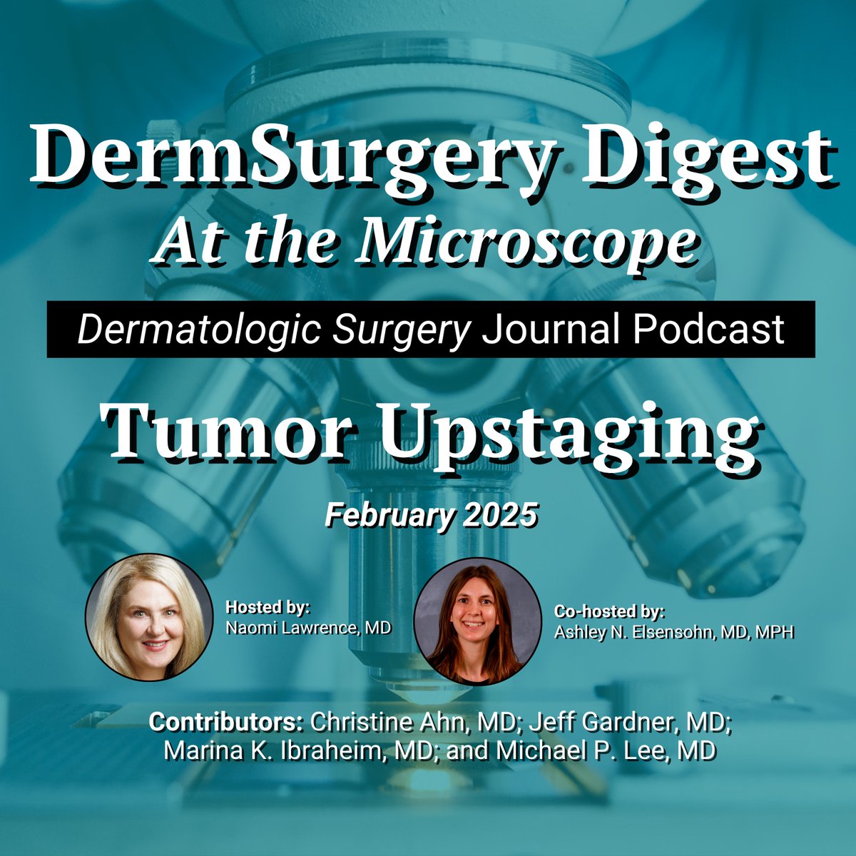 Listen to the latest episode of “At the Microscope.” This DermSurgery Digest bonus content shares the latest research and techniques in dermatopathology. 
asds.net/dermsurgery-di…