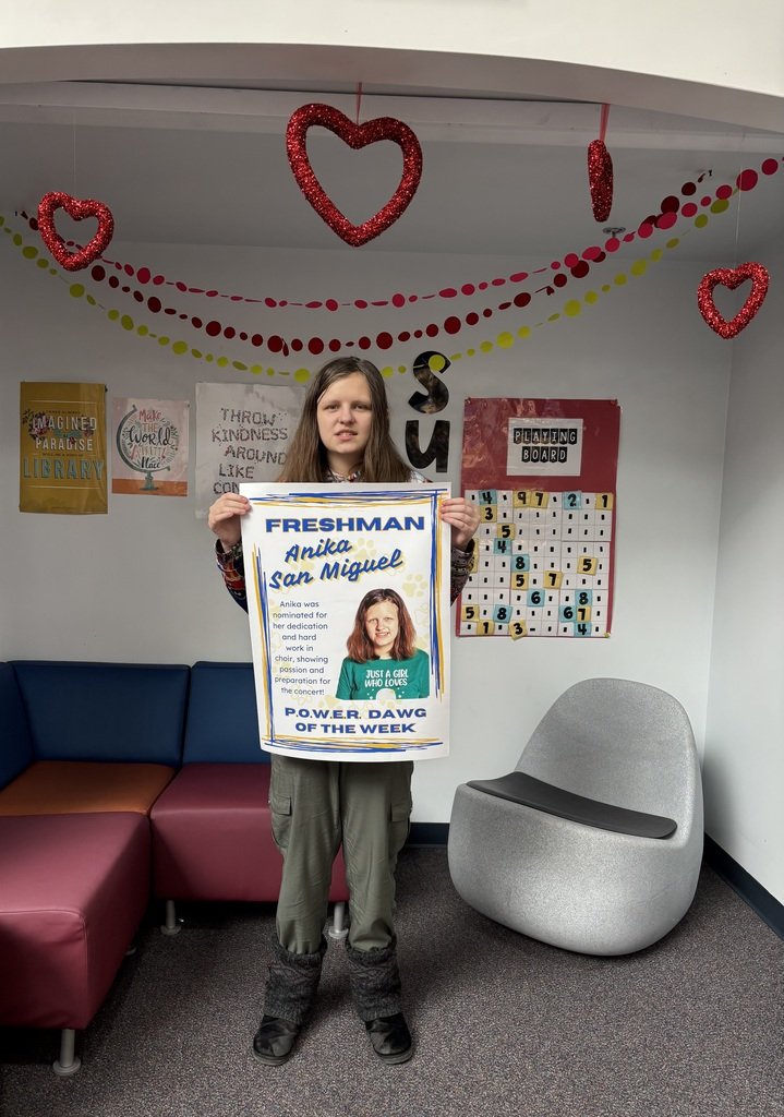 Congratulations to Anika San Miguel! 
FRESHMAN POWER Dawg of the Week!!!