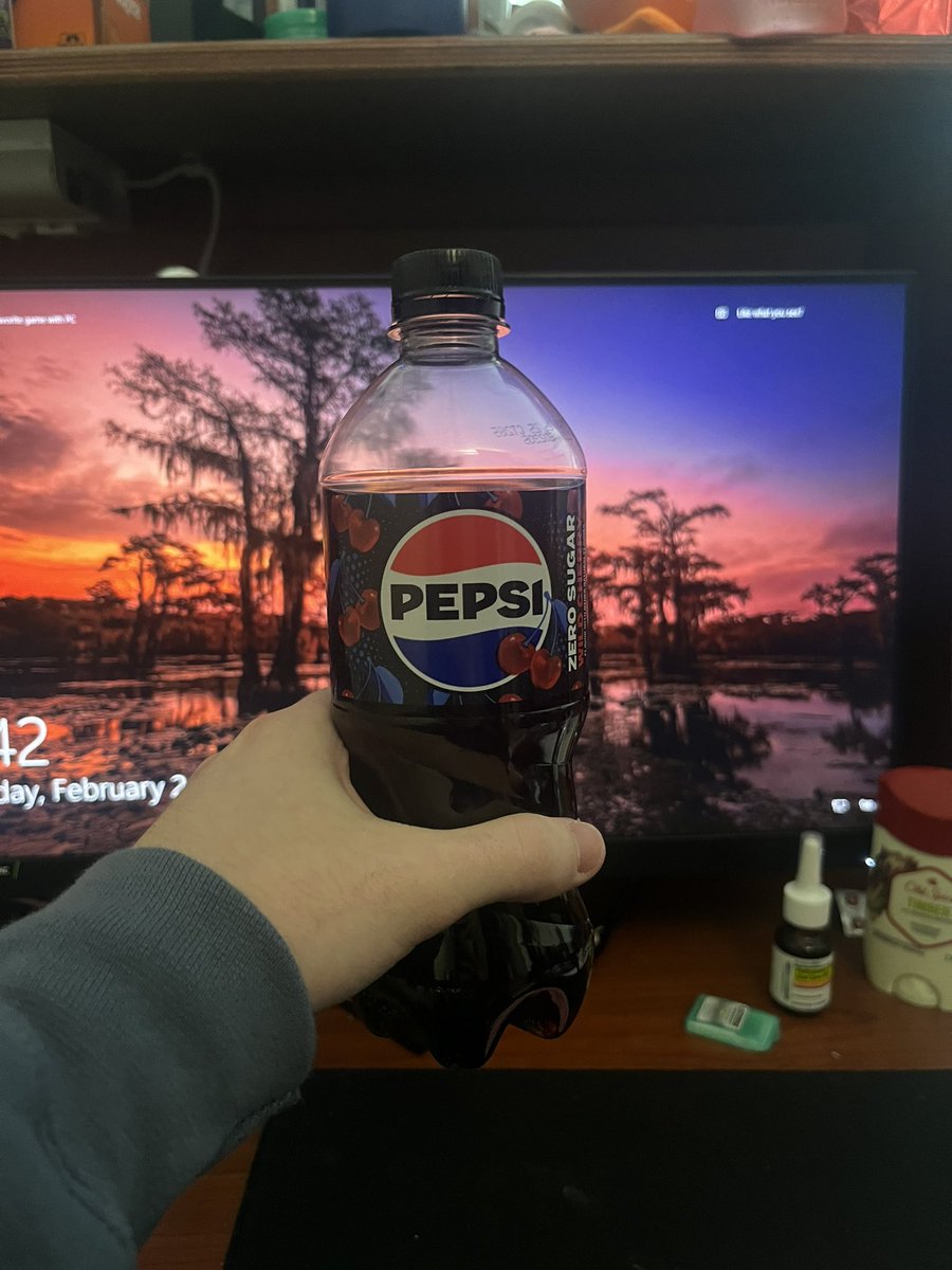This shit is life changing. I am officially the #1 Pepsi wild cherry zero sugar fan
