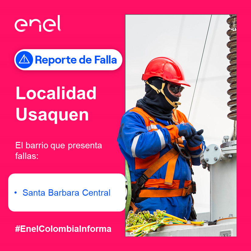 Servicio Enel Colombia tweet media
