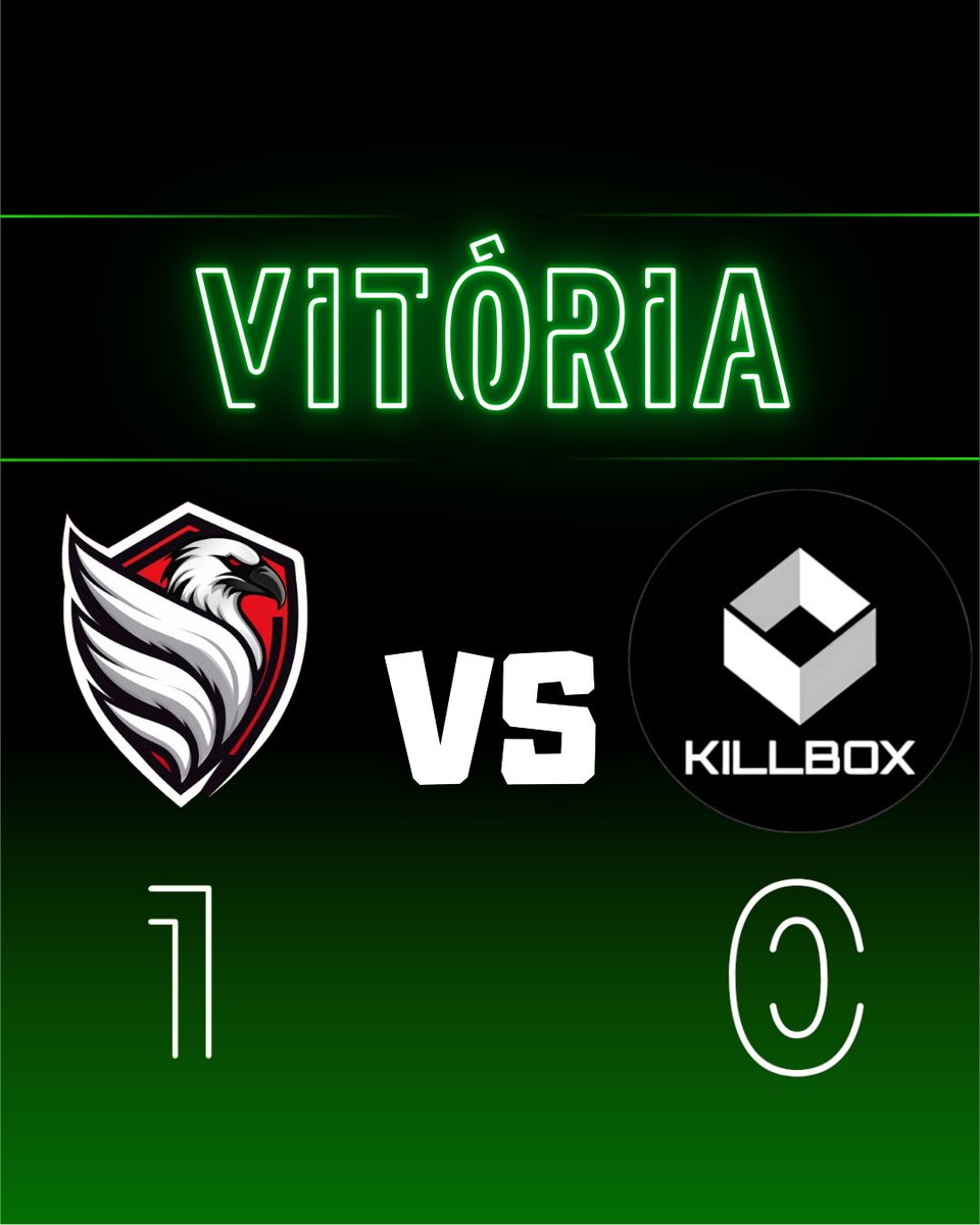 Foi-nos atribuída a vitória no jogo de hoje frente aos KILLBOX. Força equipa, só mais 2!