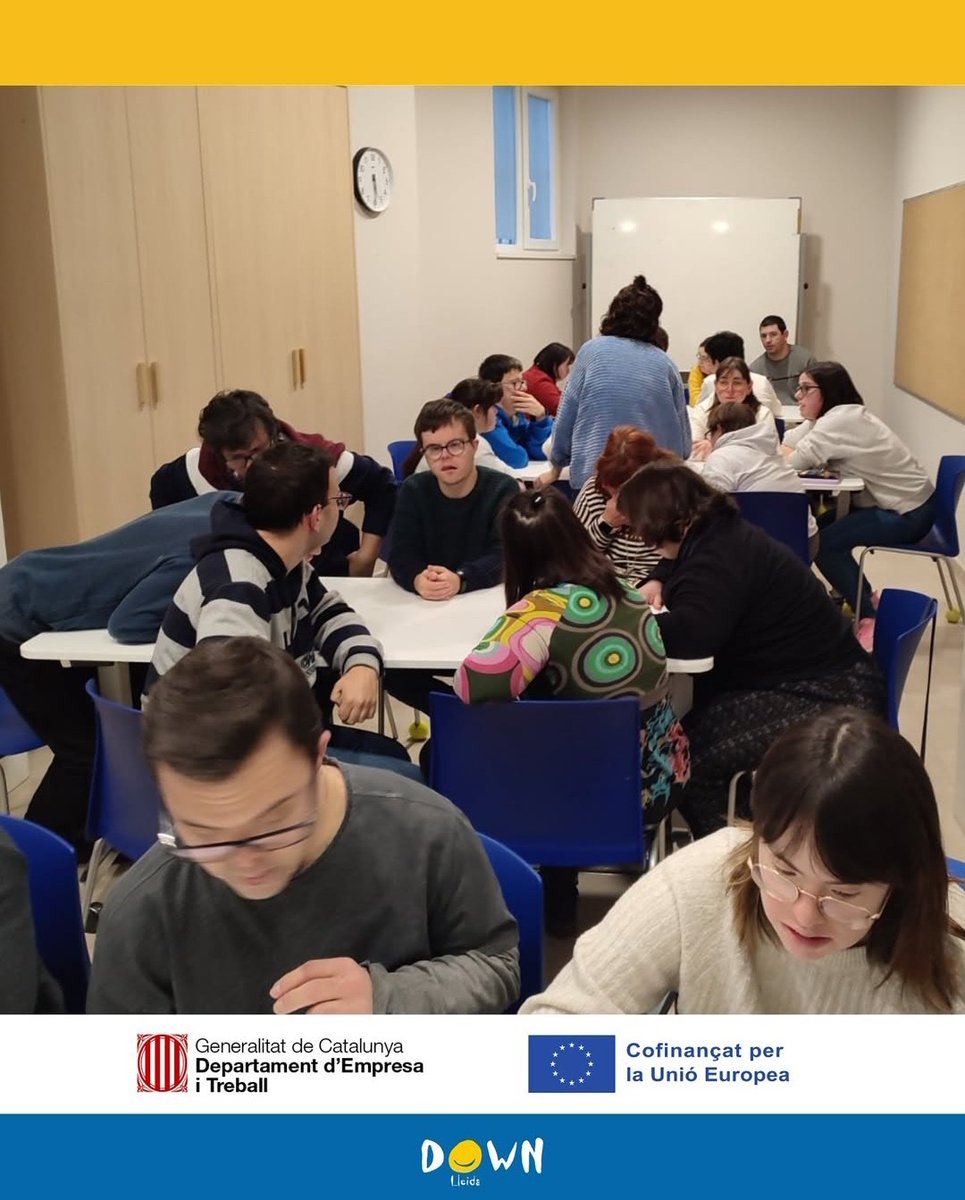 Down Lleida (@downlleida) on Twitter photo 📢 A Down Lleida impulsem l’ocupabilitat amb formacions setmanals! 💼💪
Ho fem possible gràcies a la subvenció de la <a href="/gencat/">Generalitat de Catalunya</a> i la UE dins el programa #SIOAS.
Sumem esforços per una societat més inclusiva! 💙💛 #Inclusió #Ocupabilitat #FinancatUE #FonsUECat 📢 A Down Lleida impulsem l’ocupabilitat amb formacions setmanals! 💼💪
Ho fem possible gràcies a la subvenció de la <a href="/gencat/">Generalitat de Catalunya</a> i la UE dins el programa #SIOAS.
Sumem esforços per una societat més inclusiva! 💙💛 #Inclusió #Ocupabilitat #FinancatUE #FonsUECat