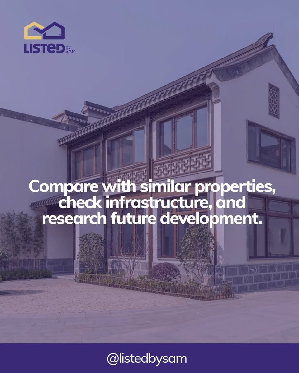TheSamAJAYI's tweet photo. Not every high price means high value. Before committing to a property, watch out for these signs of an overpriced deal:

❌ Priced way above similar homes in the area.
❌ On the market for too long with little interest.
❌ Overhyped features that don’t justify the cost.
❌ Needs https://t.co/2xEaW5D0sj