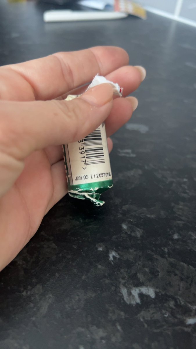 About_Time_Too's tweet image. Son went into the attic to have a mooch around. We’ve lived here for almost 19 years.. he found a Cotton trader jacket and inside the pocket was a half a packet of mints dated January 2003🤮 #random #randomfind #noonecares
