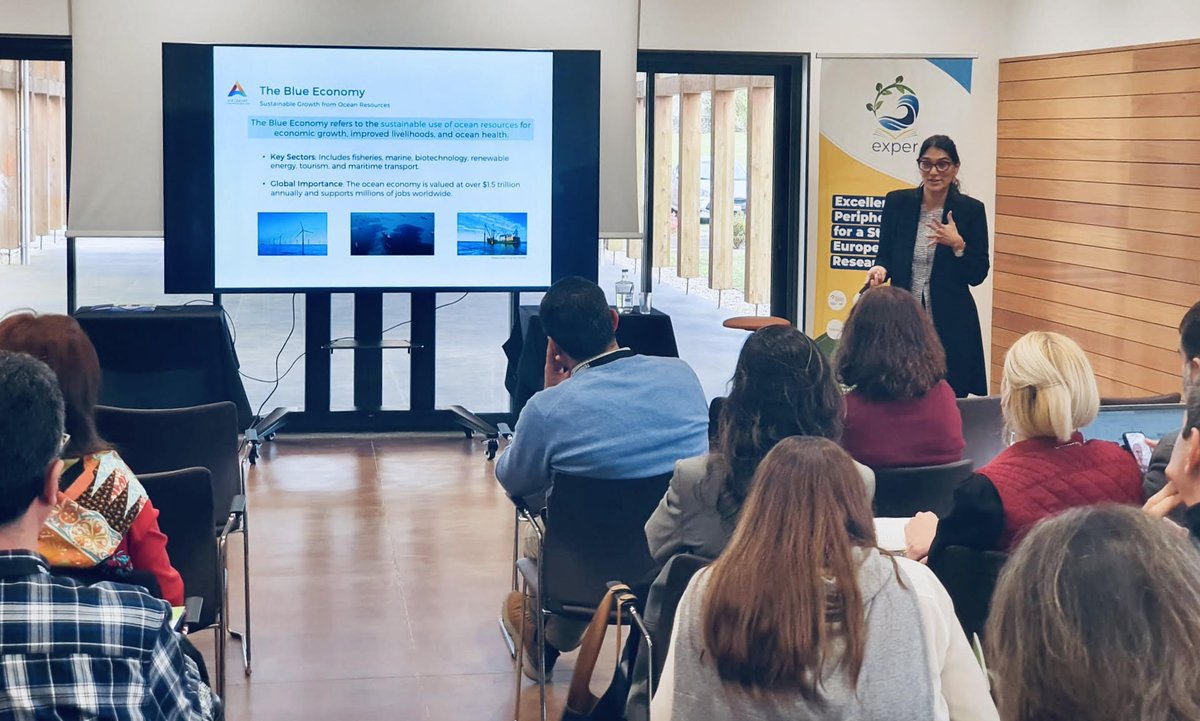 AIR Centre: Atlantic International Research Centre (@aircentre_org) on Twitter photo 📣Last <a href="/EXPERProject/">EXPER Project</a>'s event showcased Atlantic #BlueEconomy initiatives with <a href="/OspinaNat/">Natalia Ospina 🇪🇺 🌊 🐟 ♻️</a> from <a href="/AIRCentre_org/">AIR Centre: Atlantic International Research Centre</a> highlighting sustainable marine sector growth!
🔍Also,<a href="/BlueEconomyEU/">Sustainable Blue Economy Partnership</a> 1st Transnational Access Call to Research Infrastructures was pre-announced!
🔗aircent.re/3XfCYc0 📣Last <a href="/EXPERProject/">EXPER Project</a>'s event showcased Atlantic #BlueEconomy initiatives with <a href="/OspinaNat/">Natalia Ospina 🇪🇺 🌊 🐟 ♻️</a> from <a href="/AIRCentre_org/">AIR Centre: Atlantic International Research Centre</a> highlighting sustainable marine sector growth!
🔍Also,<a href="/BlueEconomyEU/">Sustainable Blue Economy Partnership</a> 1st Transnational Access Call to Research Infrastructures was pre-announced!
🔗aircent.re/3XfCYc0