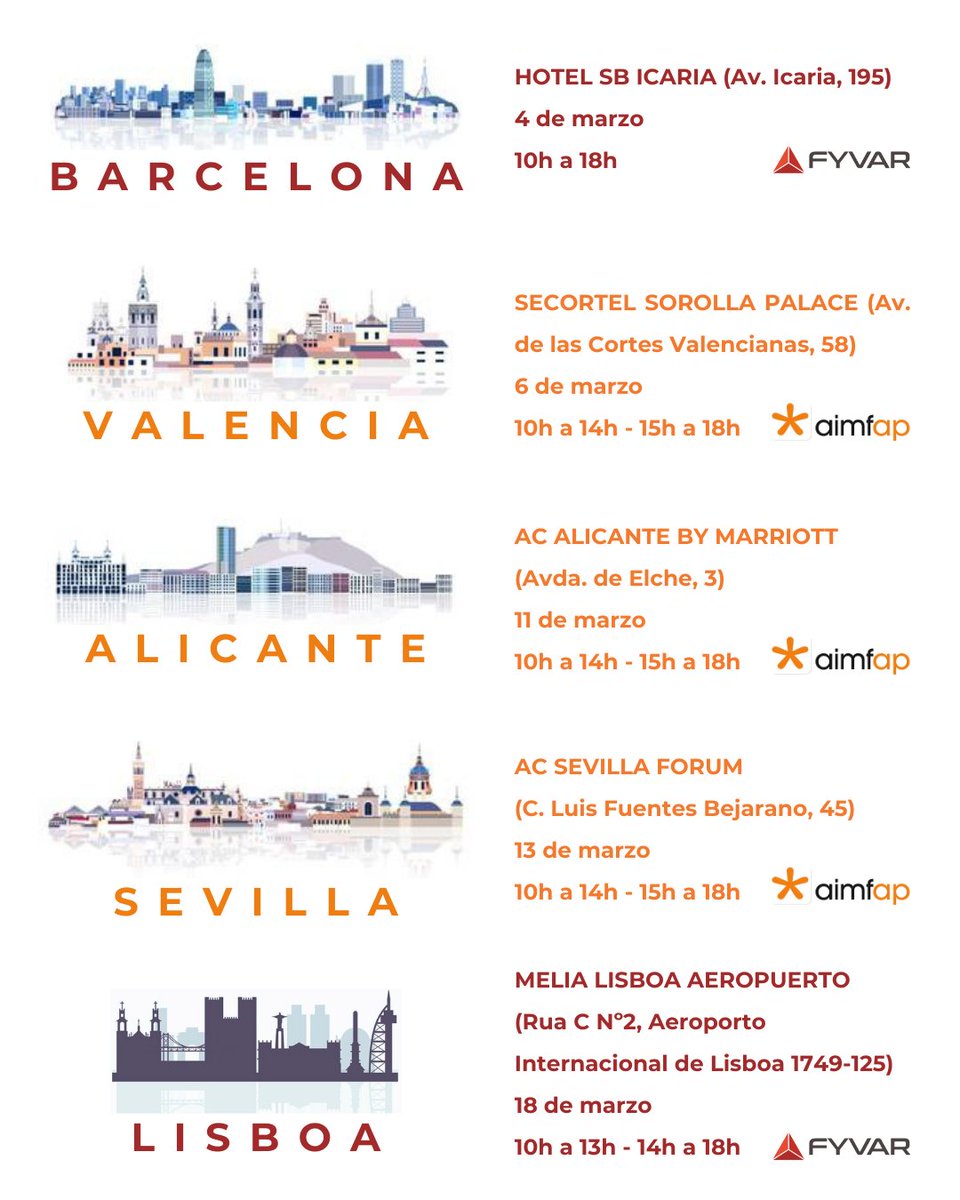 aimfap's tweet image. Empiezan los 𝑹𝒐𝒂𝒅 𝑺𝒉𝒐𝒘𝒔 𝒅𝒆 𝑷𝒓𝒊𝒎𝒂𝒗𝒆𝒓𝒂, organizados por AIMFAP y FYVAR. Inscríbete gratuitamente como visitante profesional para conocer las nuevas propuestas del sector. 
¡¡Os esperamos!!