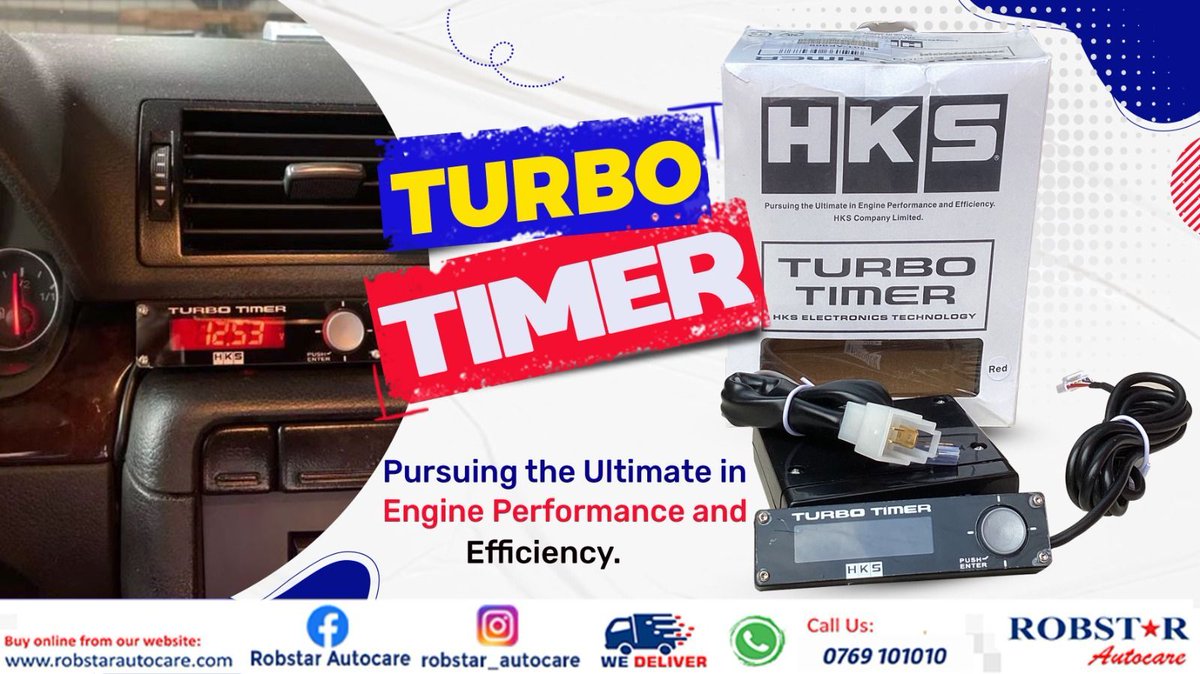 RobstarAutocare's tweet image. Lets your car engine cool down after a long drive or prewarm before you start your journey safely...

#turbotimer
#securitysystem
#carsecurity