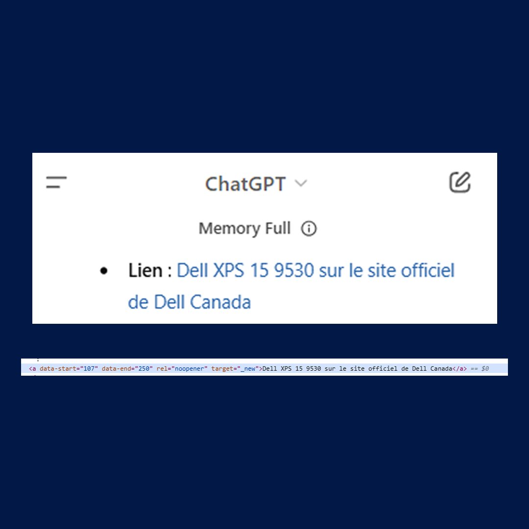 magmukendi's tweet photo. @ChatGPTapp is cool and all but it's still has hard time generating a correct a tag with a valid href

#lCTM #mtg https://t.co/HFpgr2IbKw