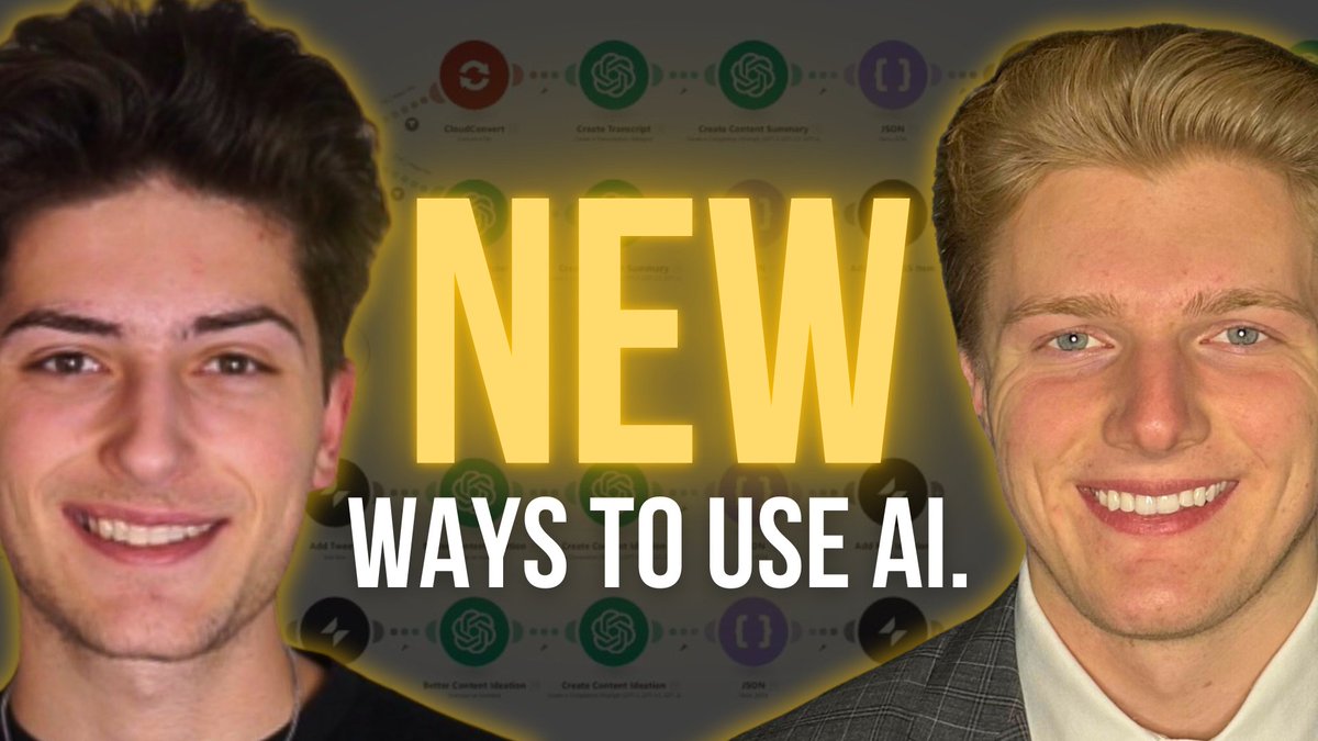 Danny Leibrandt (@dannyleibrandt) on Twitter photo New podcast with Sean Akyildiz just dropped!
He's one of the top names in AI...
And has 100k+ followers on Instagram.
He also happens to be one of my best friends!
We started a SaaS company together, cohosted Twitter spaces years ago, and more.
<a href="/zorothewiz/">Sean Akyildiz</a> is a SUPER New podcast with Sean Akyildiz just dropped!
He's one of the top names in AI...
And has 100k+ followers on Instagram.
He also happens to be one of my best friends!
We started a SaaS company together, cohosted Twitter spaces years ago, and more.
<a href="/zorothewiz/">Sean Akyildiz</a> is a SUPER