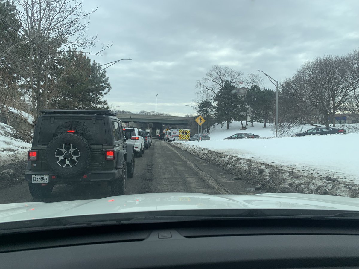 HEADS UP: Entrance to 490 east bound from South Ave downtown is stopped. Can’t see what the problem is on 490. <a href="/news10nbc/">News10NBC</a>