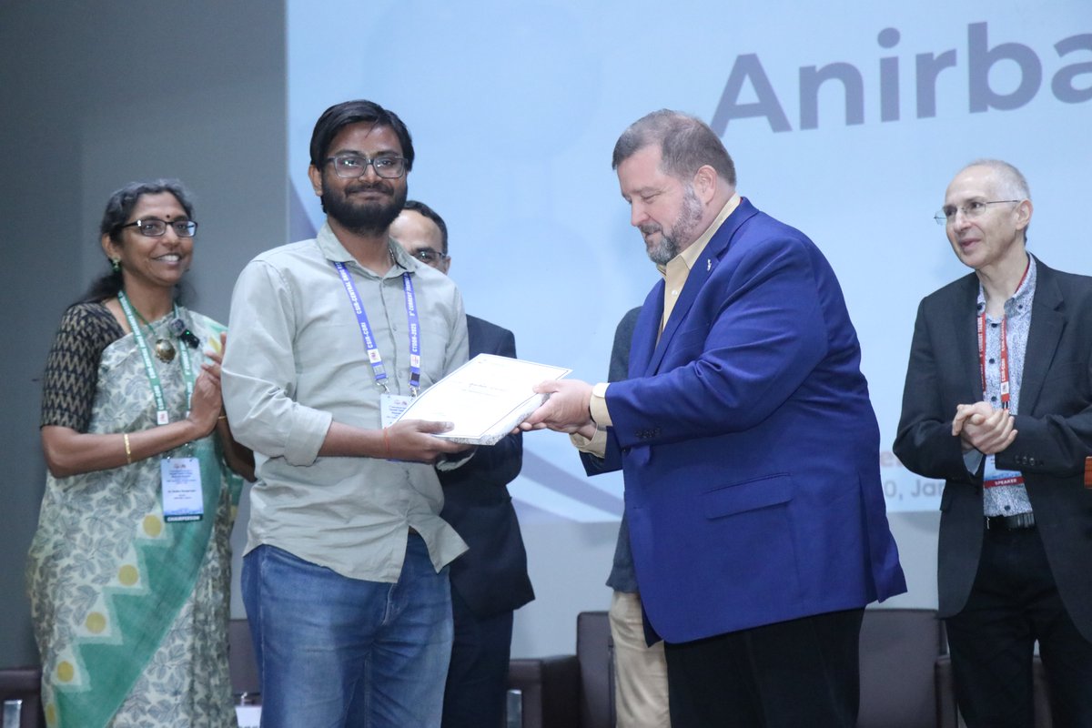 Ritu's LAB (@ritu_lab) on Twitter photo Heartiest congratulations to <a href="/anirban_sardar/">Anirban Sardar</a> for winning the Best Poster Award at the Current Trends in Drug Discovery Research "CTDDR-2025" conference. 💐💐💐👏👏 Heartiest congratulations to <a href="/anirban_sardar/">Anirban Sardar</a> for winning the Best Poster Award at the Current Trends in Drug Discovery Research "CTDDR-2025" conference. 💐💐💐👏👏
