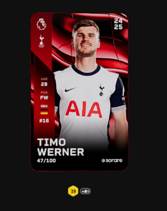 EggSwapBot's tweet photo. #Sorare "Rare Timo Werner" GIVEAWAY!                                       

I Will be giving away a Rare Timo Werner (Worth around 20 euro) to one of my followers!  

To Enter: Follow, Like &amp; Comment ur sorare username!                

Winner in 48-72 Hours! https://t.co/kIkCCPqjxl