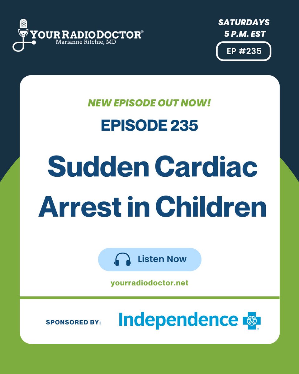 Dr. Victoria Vetter is the medical director of Youth Heart Watch, a program that prevents sudden cardiac death among children. It aims to ensure all schools and places children frequent have access to automated external defibrillator (AED) devices.

apple.co/3ER65Mo