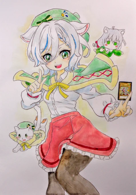 かさねサンダー!#かさーね絵 