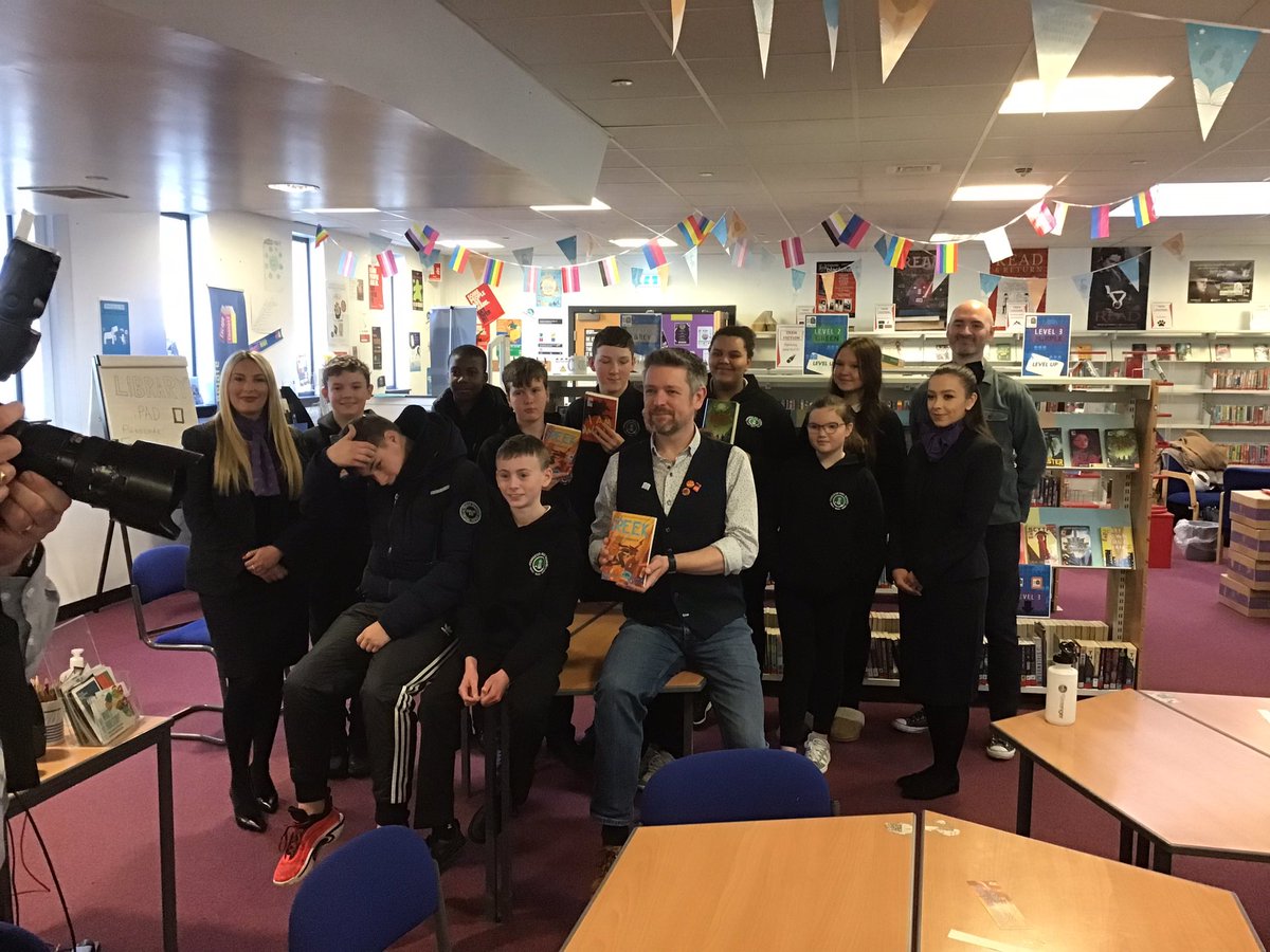 Julie Sutherland (@librarianfhs) on Twitter photo #CodeRead alert!
We had a fun session with <a href="/alastair_ch/">Alastair Chisholm</a> <a href="/forresterhs/">Forrester High</a> this morning, talking about #Reek #CodeRead #Gaming and #Coding
Well done to 1.4 for some excellent questions and taking part in the quiz 😀
Thanks to <a href="/scottishbktrust/">Scottish Book Trust</a> and TW for funding
<a href="/FHS_English/">ForresterHighEnglish</a> #CodeRead alert!
We had a fun session with <a href="/alastair_ch/">Alastair Chisholm</a> <a href="/forresterhs/">Forrester High</a> this morning, talking about #Reek #CodeRead #Gaming and #Coding
Well done to 1.4 for some excellent questions and taking part in the quiz 😀
Thanks to <a href="/scottishbktrust/">Scottish Book Trust</a> and TW for funding
<a href="/FHS_English/">ForresterHighEnglish</a>