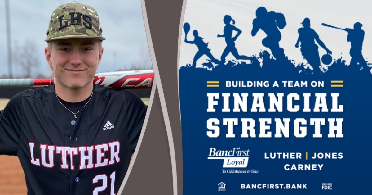 Luther’s Aden Henke - Baseball Spotlight - Presented by <a href="/BancFirstOK/">BancFirst</a>   Luther

okcvypeok.com/mid-del/luther… #okpreps