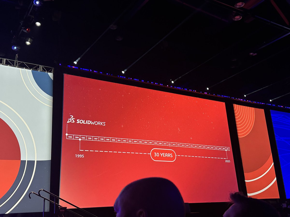 30 Years of Solidworks. I know a few people who have been using since 95 #3dw25 #whereisspot