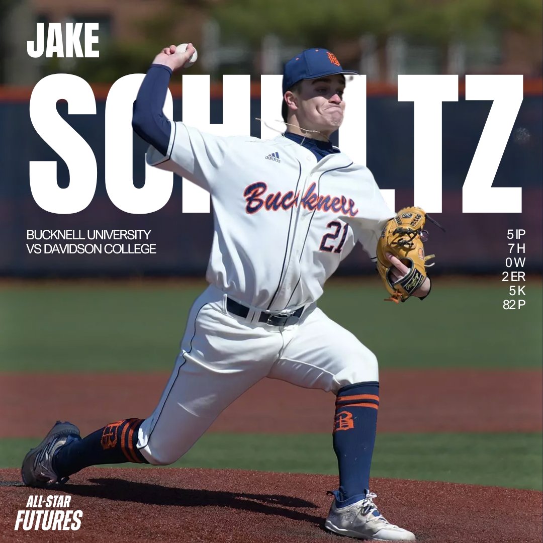 Futures Program (@futuresprogram) on Twitter photo 🚨Futures Program Alumni of the Week 🚨
Jake Schultz (Bucknell University) <a href="/JakeSchultz2023/">Jake Schultz</a>
Jake received his first winning decision of the season for the Bison— Shultz's stat line:
5.0 IP
7H
0 BB
2 ER
5Ks
<a href="/Bucknell_BB/">Bucknell Baseball ⚾️</a>
<a href="/AllStarBaseball/">All-Star Sports Academy</a> 🚨Futures Program Alumni of the Week 🚨
Jake Schultz (Bucknell University) <a href="/JakeSchultz2023/">Jake Schultz</a>
Jake received his first winning decision of the season for the Bison— Shultz's stat line:
5.0 IP
7H
0 BB
2 ER
5Ks
<a href="/Bucknell_BB/">Bucknell Baseball ⚾️</a>
<a href="/AllStarBaseball/">All-Star Sports Academy</a>