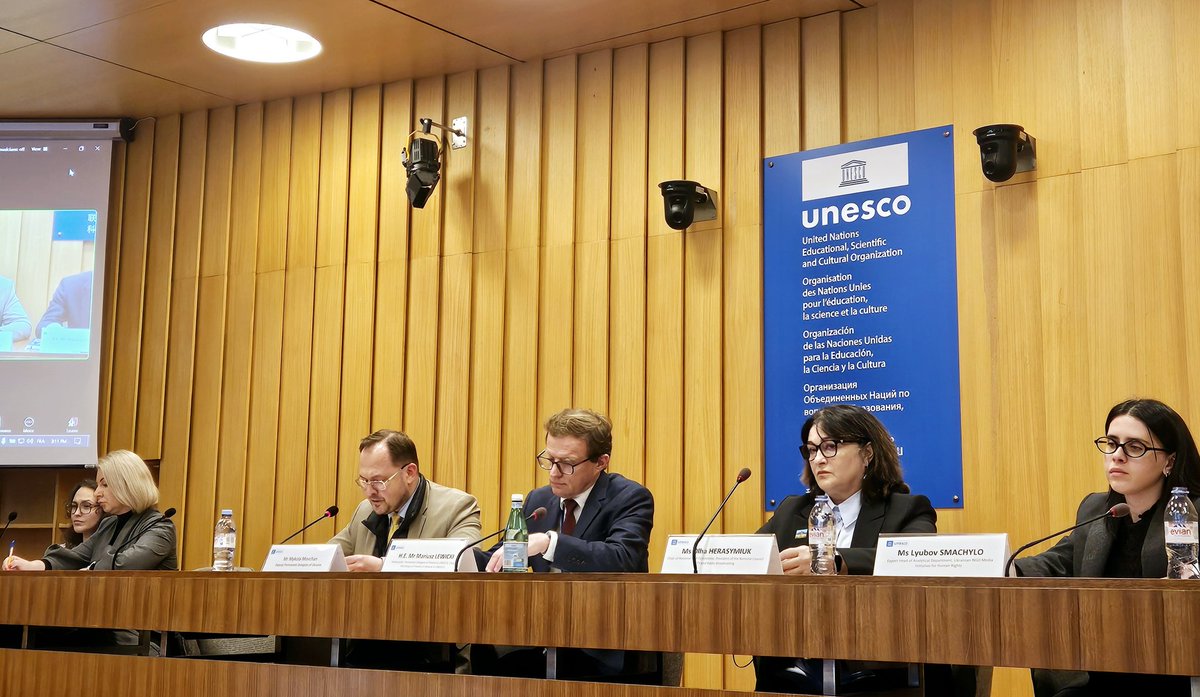 Anna Plassat Muríňová (@annaplassat) on Twitter photo Access to information in times of war - event organised at <a href="/UNESCO/">UNESCO 🏛️ #Education #Sciences #Culture 🇺🇳</a> to mark the 3rd year of full-scale Russian invasion of Ukraine.
#StandWithUkraine Access to information in times of war - event organised at <a href="/UNESCO/">UNESCO 🏛️ #Education #Sciences #Culture 🇺🇳</a> to mark the 3rd year of full-scale Russian invasion of Ukraine.
#StandWithUkraine