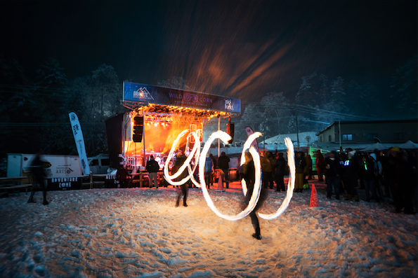 KingPineSkiArea's tweet photo. Wild Corn is back! Join the party Saturday, April 5 RIGHT HERE at King Pine for endless uphill laps, skim races, kid's games, costume contests, dance parties, clinics, music from Disco Shuck, great food, brews and more. 👉https://t.co/pZn7r9VEwq #wildcorn #granitebc ⛷️🤪🌽 https://t.co/S7liYWuyTo
