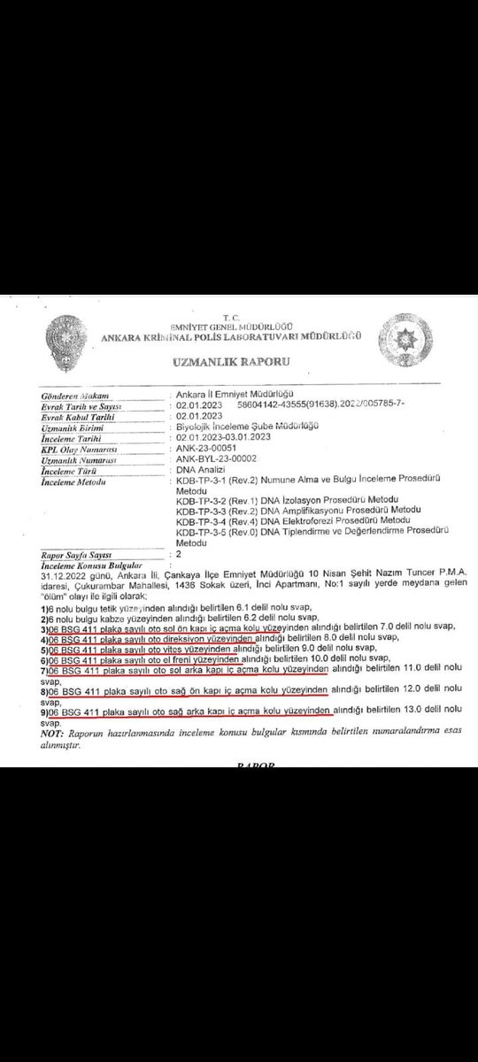 TolgahnDemirbas's tweet photo. Anladığım kadarıyla bizim suskunluğumuz sizler için ikrar sayılır olmuş. Bakalım, bizler ne iftiralara susmuşuz, sizler ise ne yalanlar söylemişsiniz. Önce magazin konuları ile ufaktan başlayalım.

1️⃣ İstanbul'un yarısını vurmuş profesyonel bir adama çiftlikte günler öncesinden atış talimleri yaptırdığım yalanlarını günlerce ekranlarda konuştunuz. Dosyanın hiçbir yerinde böyle bir saçmalığın olmadığı, hatta failin çiftliğe hiç gitmediği delilleriyle ortaya çıktı. (Aşağıdaki birinci fotoğrafta yer alan tutanak)

2️⃣ Olaydan 1 gün önce, maktulün güncel konum bilgisini alıp faile ilettiğimi söylediniz. Ben ise her mecrada "Devletimiz muz cumhuriyeti değildir, kimse kimsenin konum bilgisini kafasına göre elde edemez." demiştim.

3️⃣ Neticede devletimizin hiçbir kurumundan (MİT, Emniyet, Jandarma vs.) böyle bir bilgi çıkışının olmadığı ortaya çıktı... Olayın içinde devlet desteği var algısı yaratma çabanız elinizde patlamıştır...

4️⃣ İftira ve algılarınız sonucunda hücrelerde aylarca yaşatılan kamu görevlisi arkadaşlar beraat edip tahliye oldular... Bu arkadaşlar ile de aramızda olay öncesi ve özellikle olay sonrası bu olayın olmasına sebebiyet verecek hiçbir irtibatın da olmadığı apaçık ortaya çıktı...

5️⃣ Çok komik olan bir diğer magazin konusu da "Tolgahan'ın aracından mühimmat, cephanelik çıktı" haberleriydi. Aracımda da evimde de yapılan aramalarda hiçbir suç unsuru tespit edilememiştir! (Aşağıdaki ikinci, üçüncü ve dördüncü fotoğraflarda yer alan tutanaklar) Söylendiği gibi cephanelik olsa neden ayrı bir dava açılmadı, takdirlerinize bırakıyorum.

6️⃣ Ne söylerseniz söyleyin Yüksek Lisans mezunu, 2 yabancı dil bilen öğretmen, kıdemli antrenör, milli sporcu ve başkalarının hayatını kurtarmak için kendi hayatını hiçe sayan bomba uzmanı bir polisin evladı olan beni, kriminal bir suçlu gibi gösteremeyeceksiniz!

Bundan sonra ağzınızdan çıkan her sözün karşılığını misli ile alacaksınız. Sizleri kendi iftira ve kumpaslarınızda boğacağız.

Söz sırası artık bizimdir...