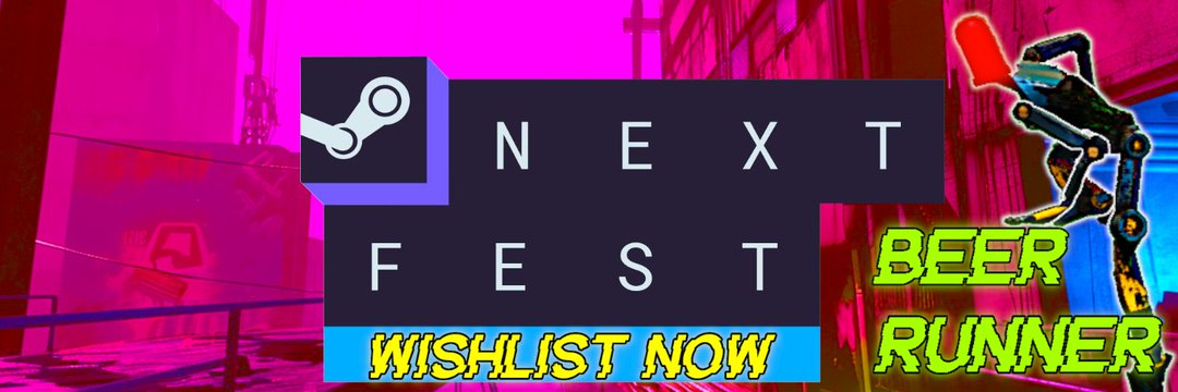 Lord_Drw's tweet photo. It s comming up. My first #SteamNextFest
Cross the fingers and wish me a luck.
#indiegame #BeerRunner https://t.co/Qa4gugDiEl