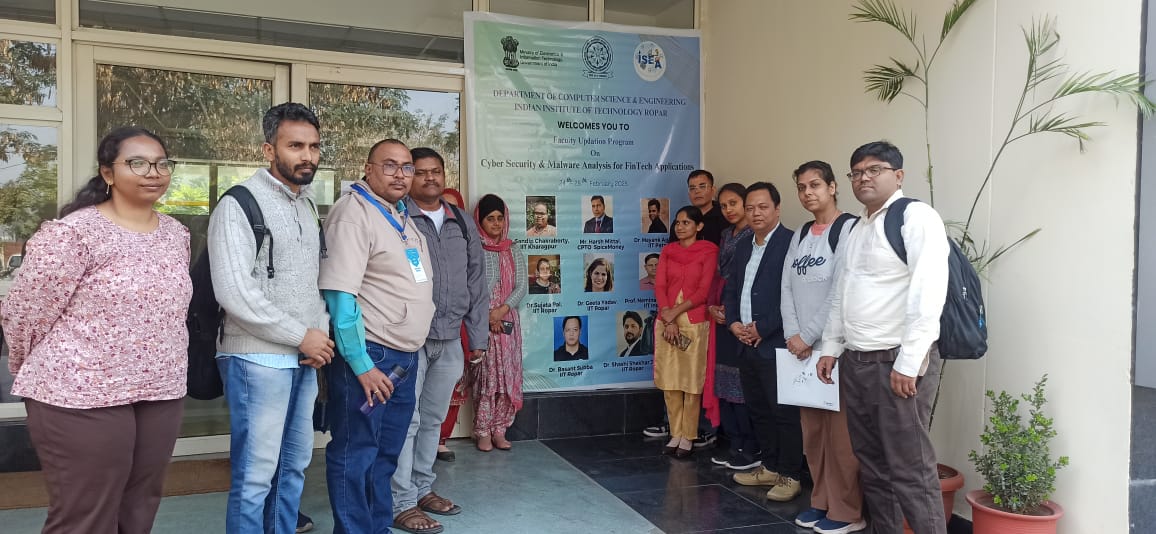 SSOIndia's tweet image. Faculty Updation Program on #CyberSecurity and #MalwareAnalysis at @iitropar (IIT Ropar) as part of @InfoSecAwa of @GoI_MeitY is scheduled from 24th to 28th Feb 2025. @mygovindia @_DigitalIndia @SecretaryMEITY @abhish18 @cdacindia @IndianCERT @NICMeity @PIB_MeitY