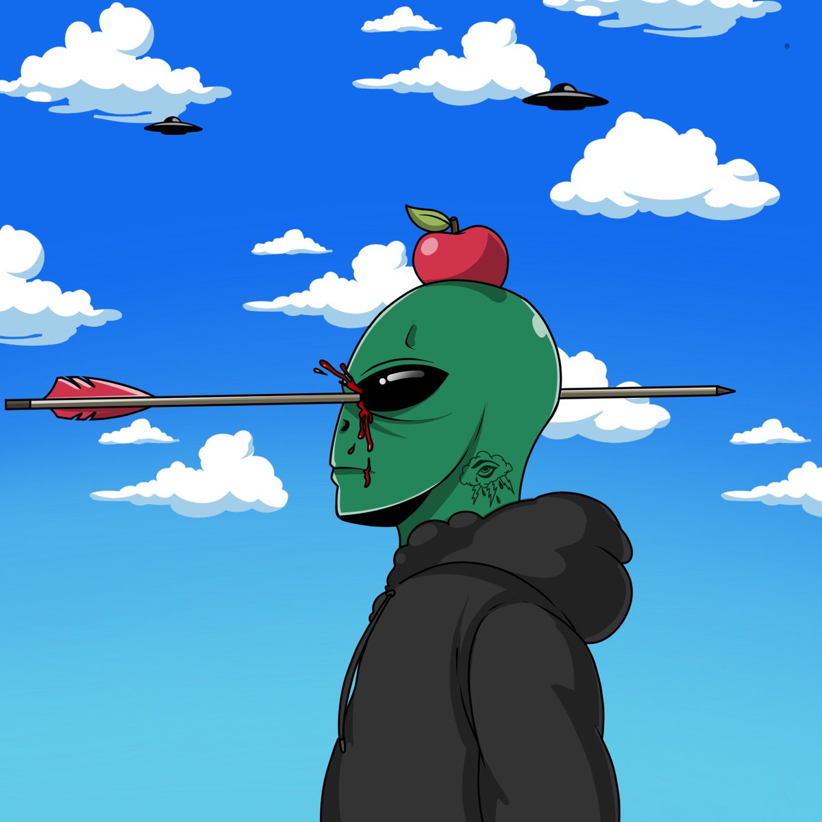 AlienDumbClub's tweet photo. AVAILABLE on @salvor_io
Hand drawn
Game over !
Starting bid 0.1 $AVAX
Place your bid here ‼️
Link in comment ⤵️⤵️
#NFT #nftcomunitty #AVAX #salvor https://t.co/AJFnNV9gJf