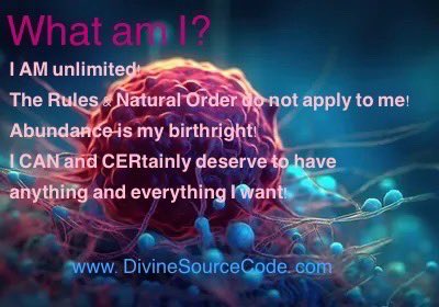 Your_SourceCode's tweet image. Spiritual GOALd

-Crown: God [Light/Love/Life] is in all my THOUGHTS
-3rd Eye: God [Light/Love/Life] is in all my IMAGININGS
-Throat: God [Light/Love/Life] is in all my spoken and unspoken WORDS
-Heart: God [Light/Love/Life] is all the emotions I ementae from my HEART
-Solar: God…