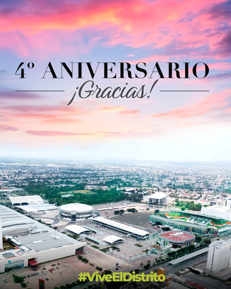 Distrito_LeonMx's tweet photo. Hace 4 años dimos el primer paso para transformar el corazón de León. ✨
Hoy, Distrito León MX es un espacio único donde la cultura, los negocios, la innovación y el entretenimiento se encuentran. ¡Gracias por ser parte! 🤩🥳
#ViveElDistrito https://t.co/bqdYSzGHSC