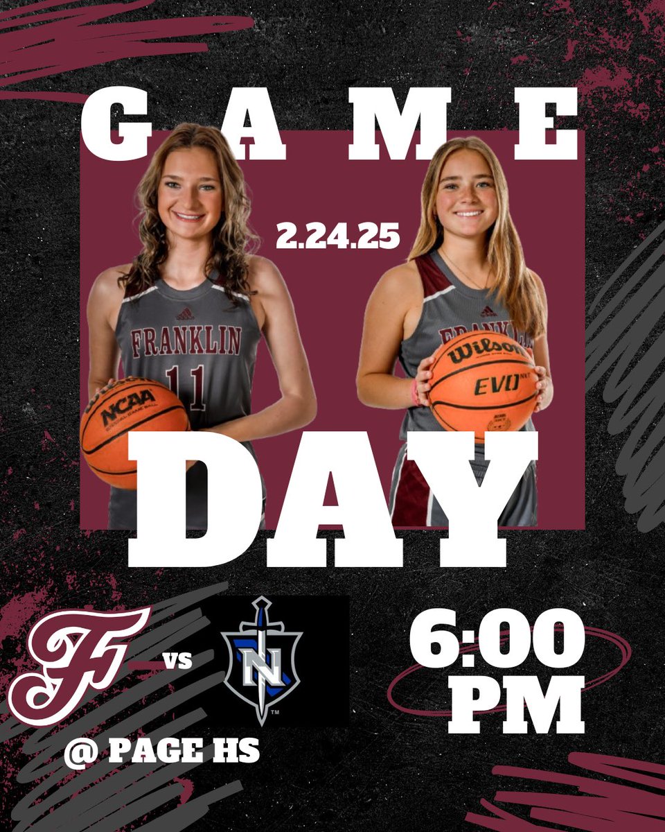 Join us tonight at Page HS for the consolation game Franklin vs Nolensville 🏀⚓️