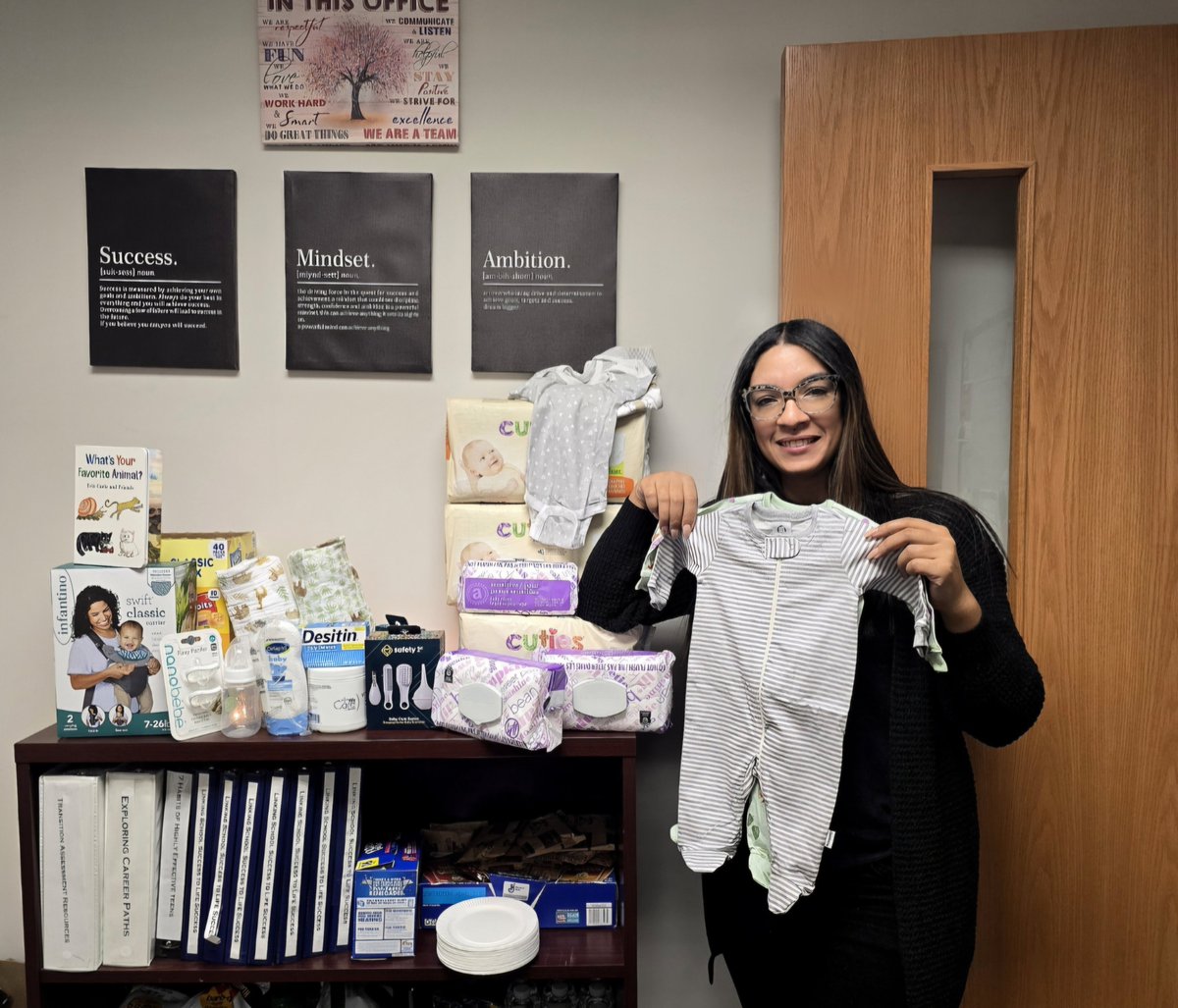 Our CISPA Site Coordinator at Central Dauphin East High played a key role in supporting a family’s strong start by organizing a box filled with essentials from Welcome Baby, a nonprofit dedicated to providing new mothers with everything they need for baby's first four weeks. 💕