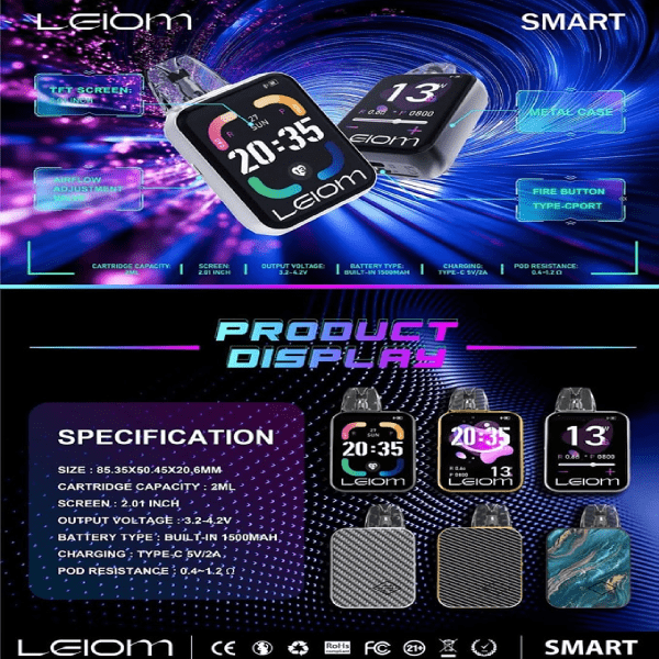 Why Carry 2 Devices When 1 Does It All? With Alpha Smart, there’s no need to juggle your vape/phone everything you need is in 1 smart powerful device
 📞Make &amp; Receive Calls
🎵Listen to Music
 ❤Adjustable Wattage
💥 Touchscreen with Built-in Tools
The Future of Vaping is Here!🔥