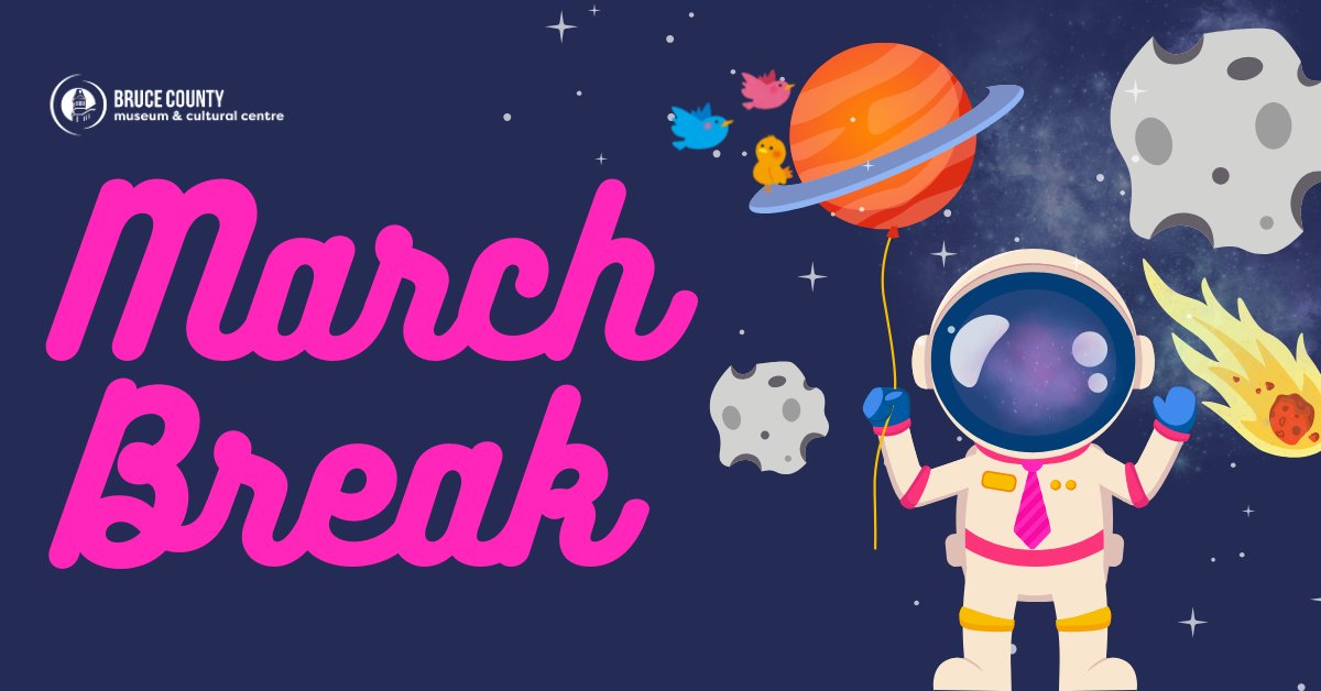 Get ready for a March Break filled with excitement, discovery, and family-friendly entertainment at the Bruce County Museum &amp; Cultural Centre! From March 8 to March 15, the Museum is transforming into a hub of fun with an incredible lineup >> brucecounty.on.ca/news/2025-feb-…