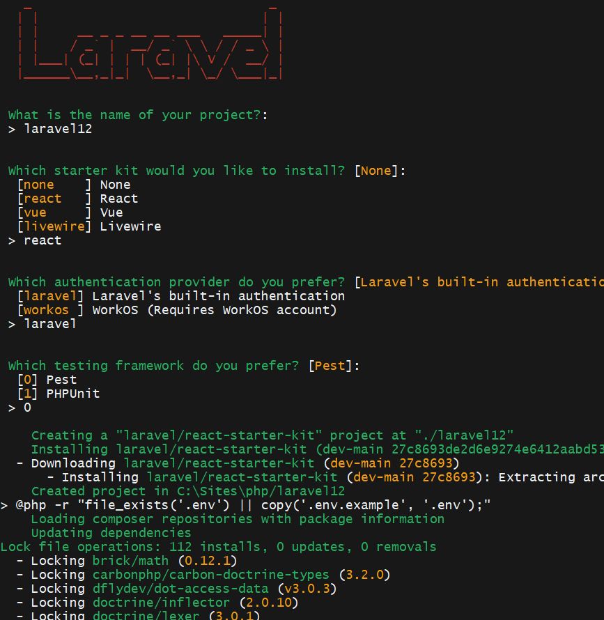 RiteChoice23's tweet image. My first look at Laravel 12
#laravel12