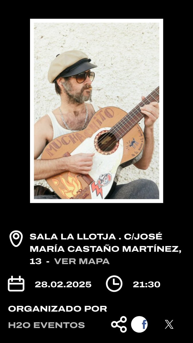 Últimas entradas para este finde en #Elx
lomasticket.com/events/muchach…
<a href="/Volcanmusica/">El Volcán Música</a>