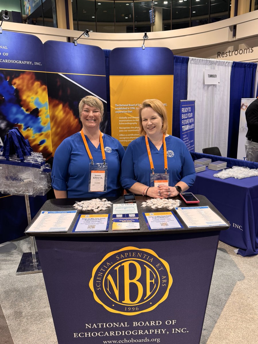 Attendees at #SCCM2025 - come by booth #907 to learn about NBE's new Maintenance of Certification in Echo (MOCE) or enter to win your 2026 CCEeXAM fee! <a href="/SCCM/">SCCM</a> #NBEMOCE #echocardiography #criticalcare #CCEeXAM