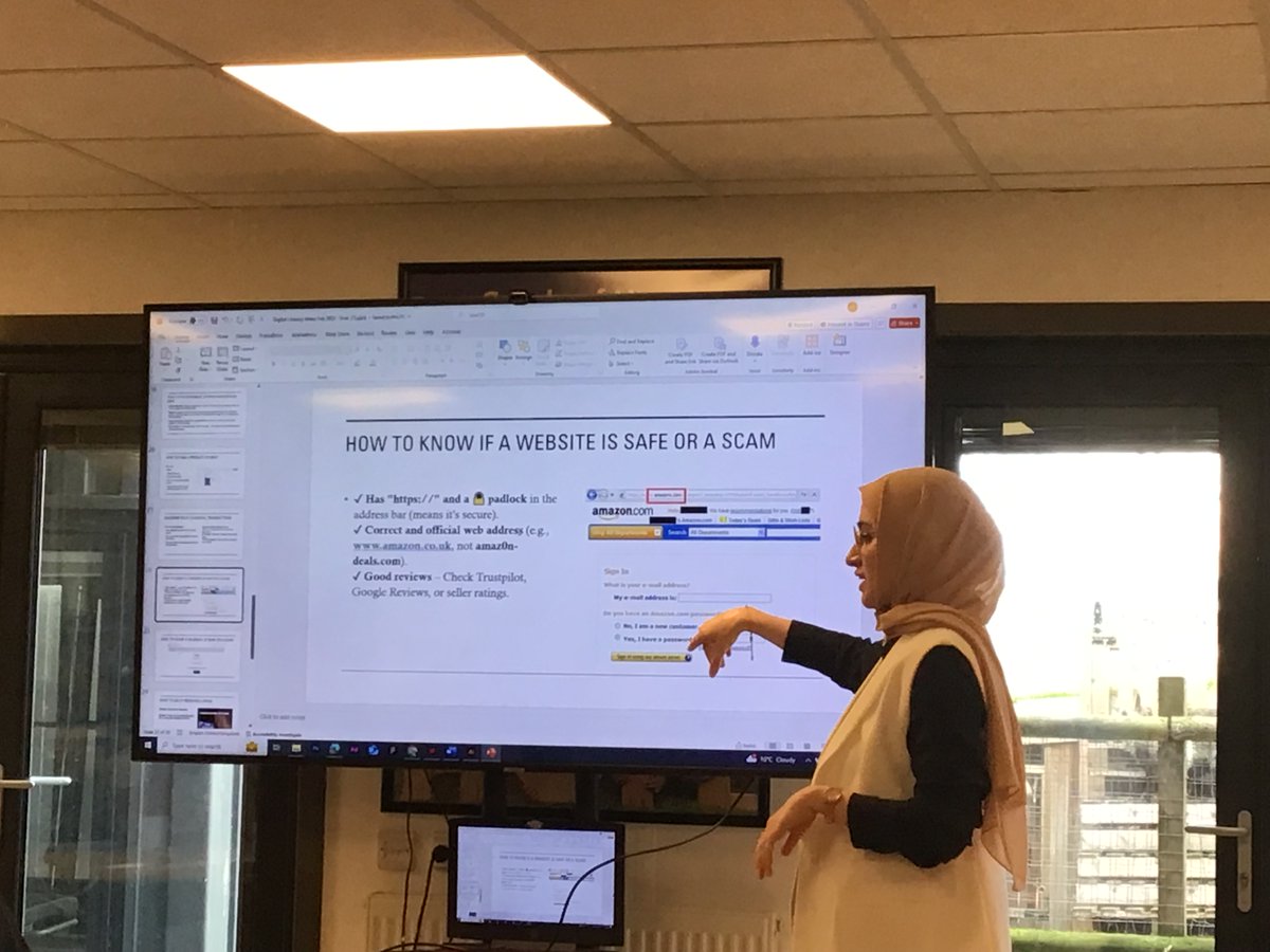 100DigitalLeeds's tweet image. @DAMASQLTD delivered a fantastic Multiply session today focussing on how to be safe and savvy while online.📲🛒💸 @eandsleeds #digitalinclusion