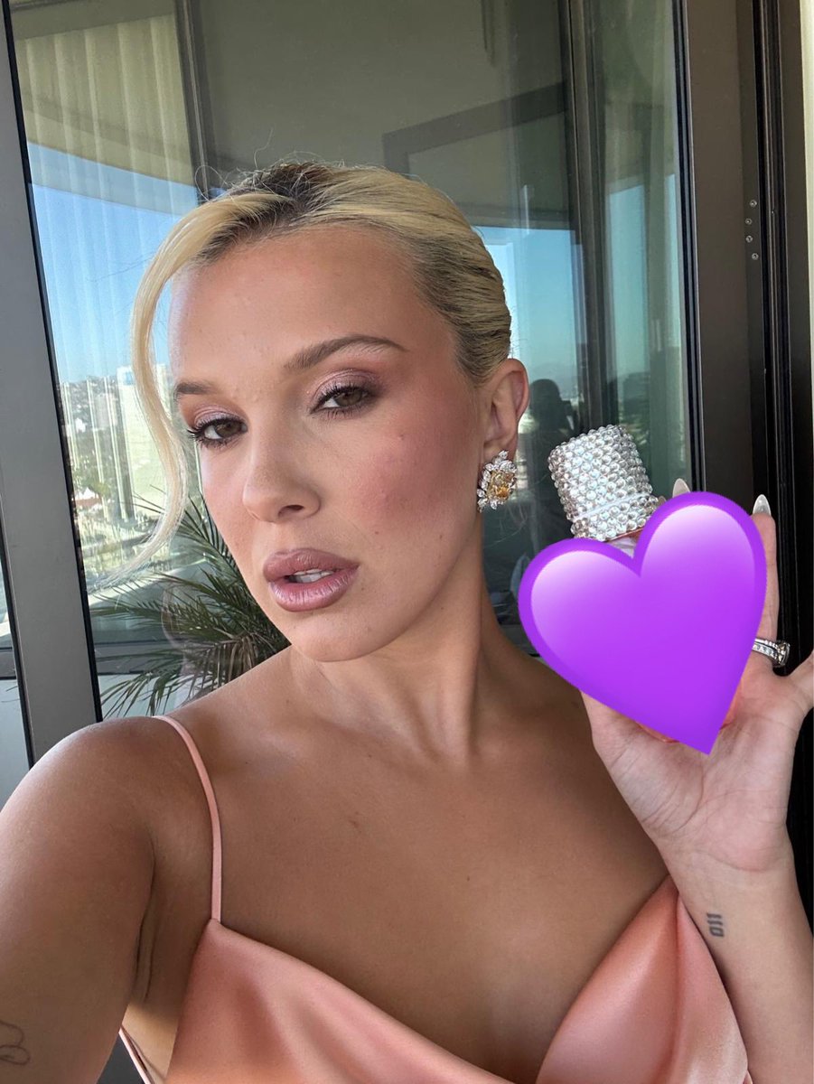 Florencebymills's tweet photo. sneak peek of @milliebobbybrown’s look for @sagawards tonight… and also soft launching something coming v soon 🤭🩷🎀 https://t.co/HrK5C3irG2