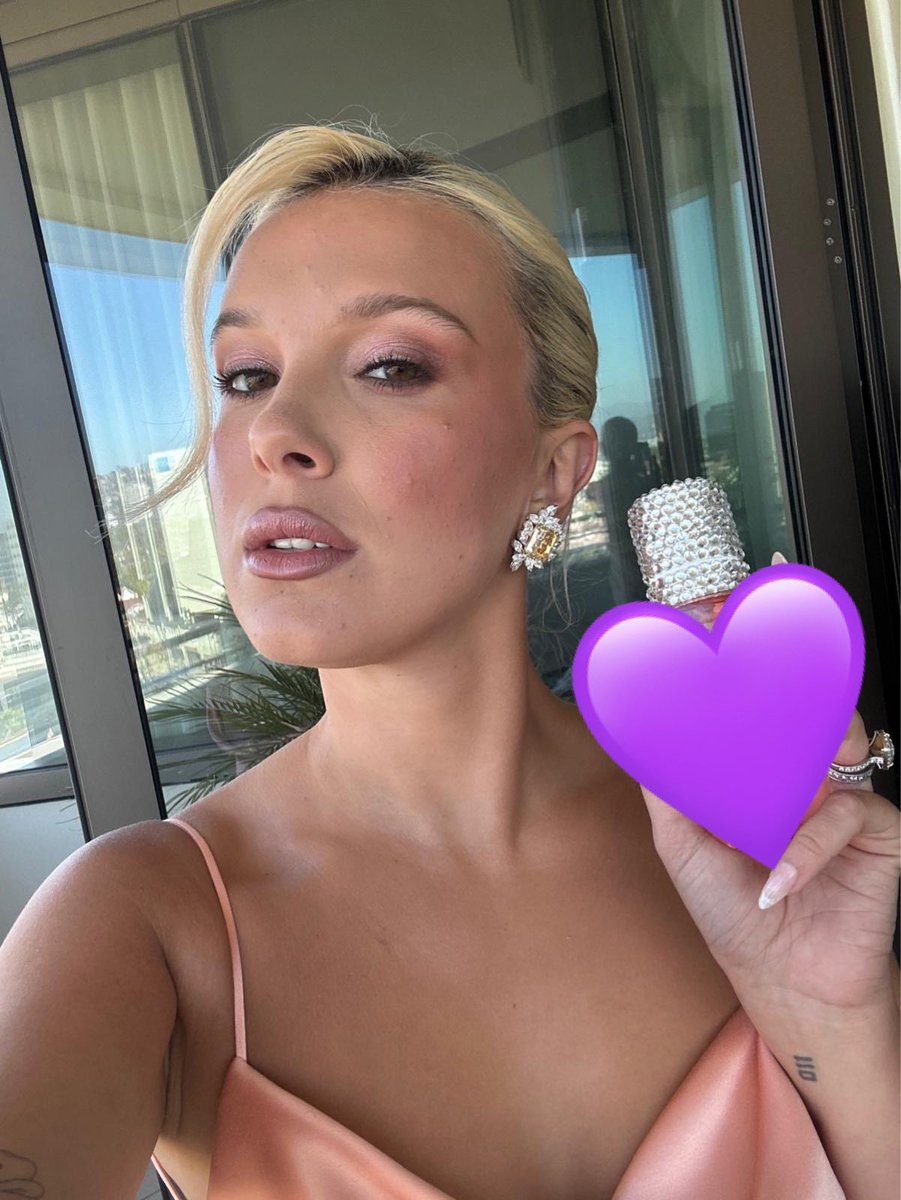 Florencebymills's tweet photo. sneak peek of @milliebobbybrown’s look for @sagawards tonight… and also soft launching something coming v soon 🤭🩷🎀 https://t.co/HrK5C3irG2