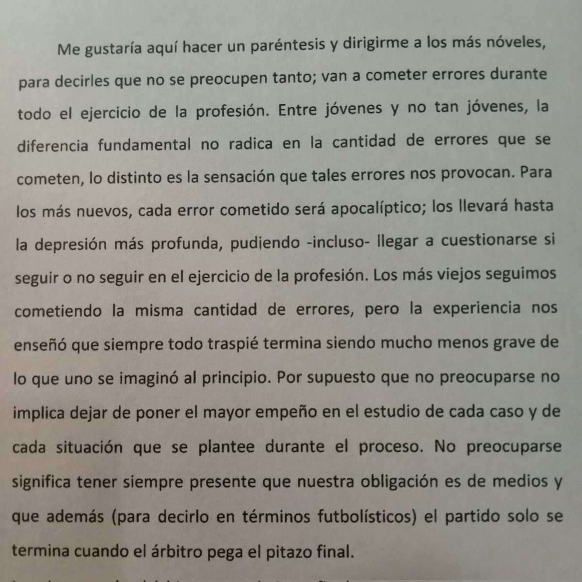 Me gustaría que me digan qué les parece esta digresión en el prólogo del libro.